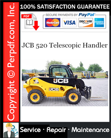 JCB 520 Telescopic Handler Service Repair Manual