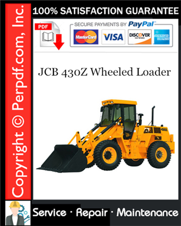 JCB 430Z Wheeled Loader Service Repair Manual