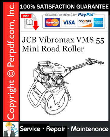 JCB Vibromax VMS 55 Mini Road Roller Service Repair Manual