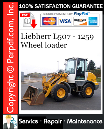 Liebherr L507 - 1259 Wheel loader Service Repair Manual