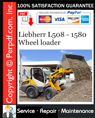 Liebherr L508 - 1580 Wheel loader Service Repair Manual