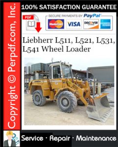 Liebherr L511, L521, L531, L541 Wheel Loader Service Repair Manual