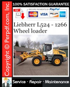 Liebherr L524 - 1266 Wheel loader Service Repair Manual