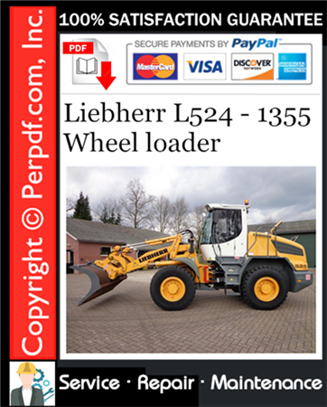 Liebherr L524 - 1355 Wheel loader Service Repair Manual