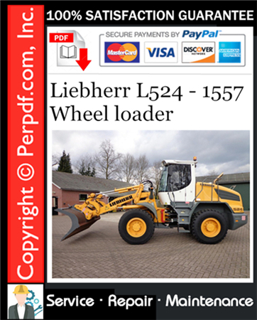 Liebherr L524 - 1557 Wheel loader Service Repair Manual