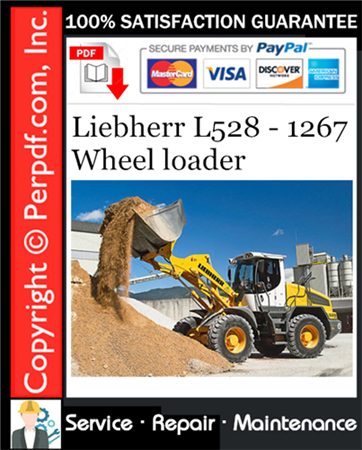 Liebherr L528 - 1267 Wheel loader Service Repair Manual