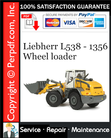 Liebherr L538 - 1356 Wheel loader Service Repair Manual
