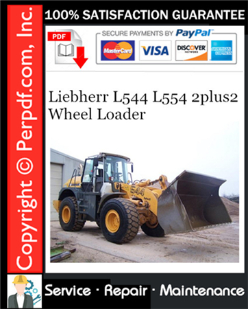 Liebherr L544 L554 2plus2 Wheel Loader Service Repair Manual