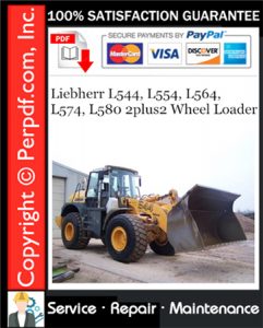 Liebherr L544, L554, L564, L574, L580 2plus2 Wheel Loader Service Repair Manual