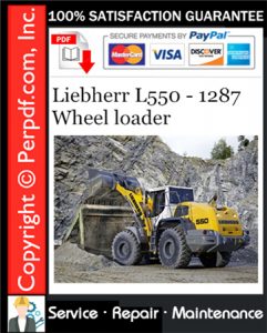 Liebherr L550 - 1287 Wheel loader Service Repair Manual