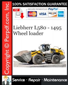 Liebherr L580 - 1495 Wheel loader Service Repair Manual