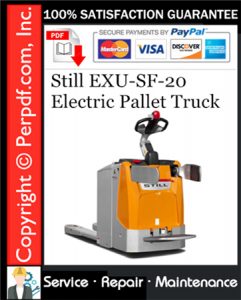 Still EXU-SF-20 Electric Pallet Truck Service Repair Manual