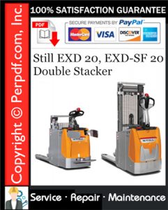 Still EXD 20, EXD-SF 20 Double Stacker Service Repair Manual