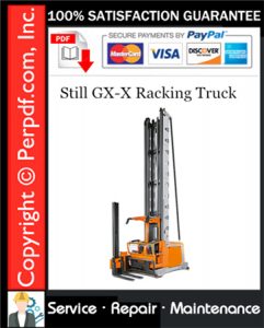 Still GX-X Racking Truck Service Repair Manual