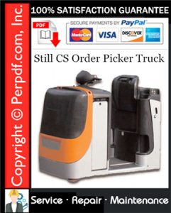 Still CS Order Picker Truck Service Repair Manual