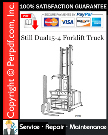 Still Dual15-4 Forklift Truck Service Repair Manual