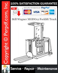 Still Wagner MODO12 Forklift Truck Service Repair Manual