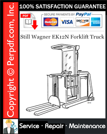 Still Wagner EK12N Forklift Truck Service Repair Manual