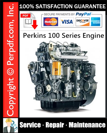 Perkins 100 Series Engine Service Repair Manual