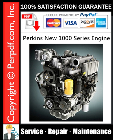 Perkins New 1000 Series Engine Service Repair Manual