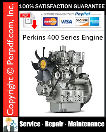 Perkins 400 Series Engine Service Repair Manual